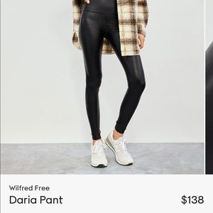 Wilfred free Daria leather leggings